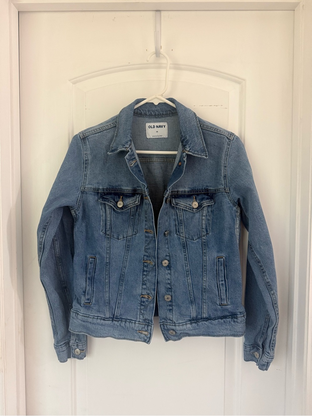 Old Navy Medium Blue Denim Jean Jacket, size small